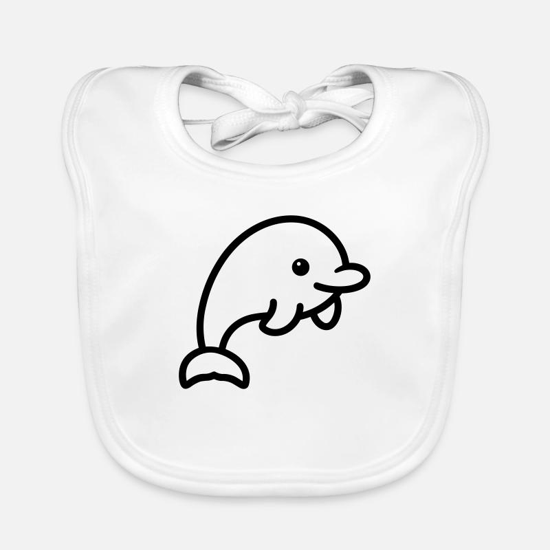 Delfin Baby Bio-Lätzchen