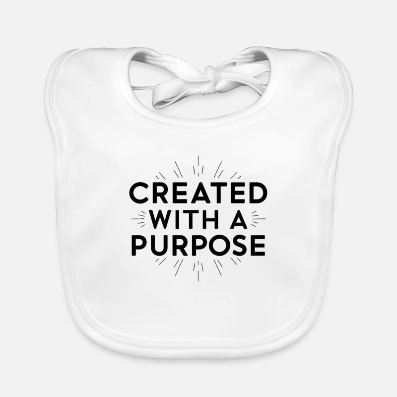 created with a purpose Organic Baby Bibs