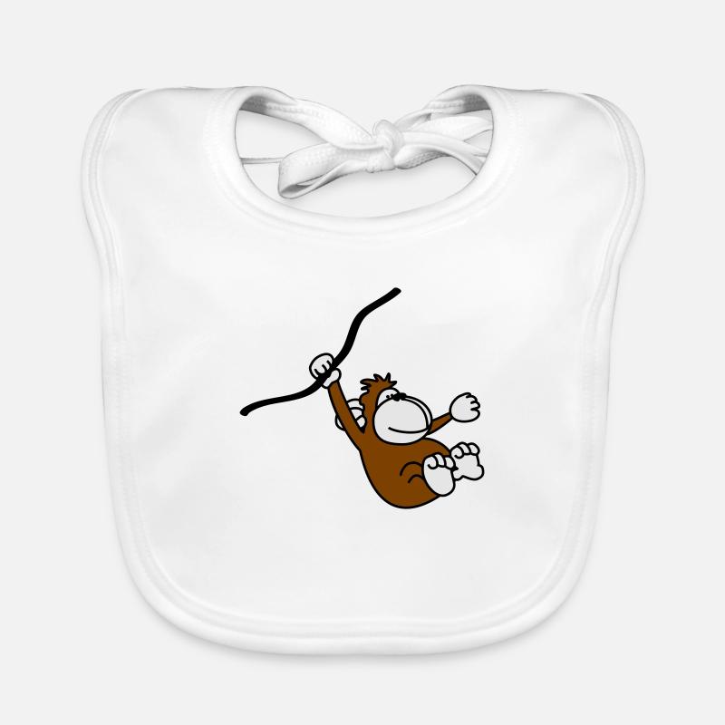 singe Bavoir bio Bébé