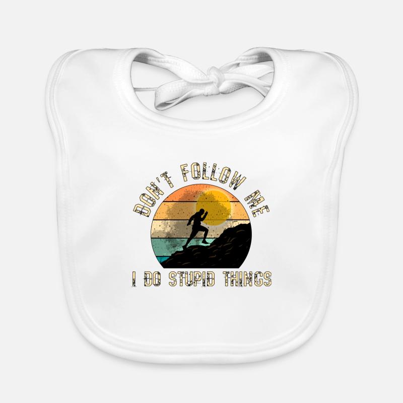 Trail Runner Running Jogging Jogger I Gift Bavoir bio Bébé
