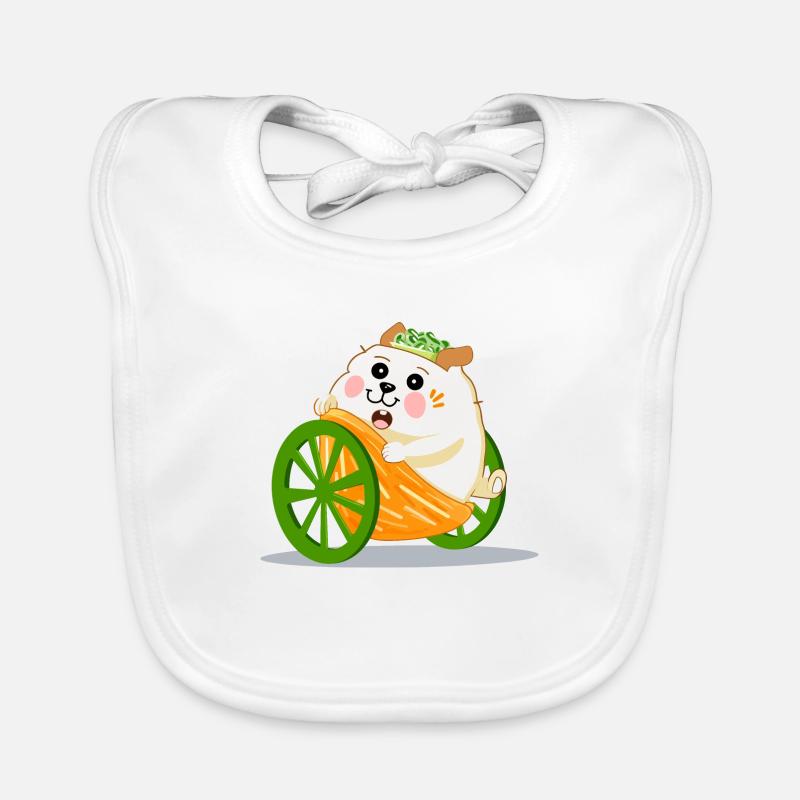 Neugieriges Erdmännchen Baby Bio-Lätzchen