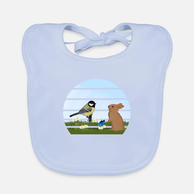 Great Bird Rabbit Easter Spring Organic Baby Bibs