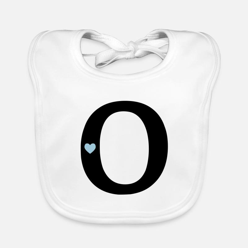 Lettre O Point de départ Bavoir bio Bébé