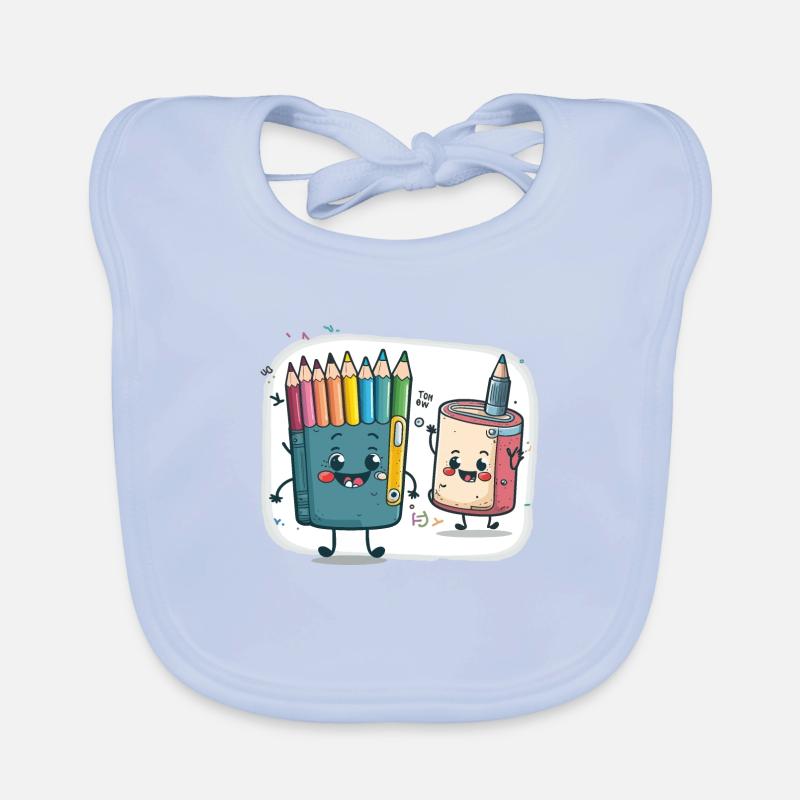 Le pousse-crayon Bavoir bio Bébé