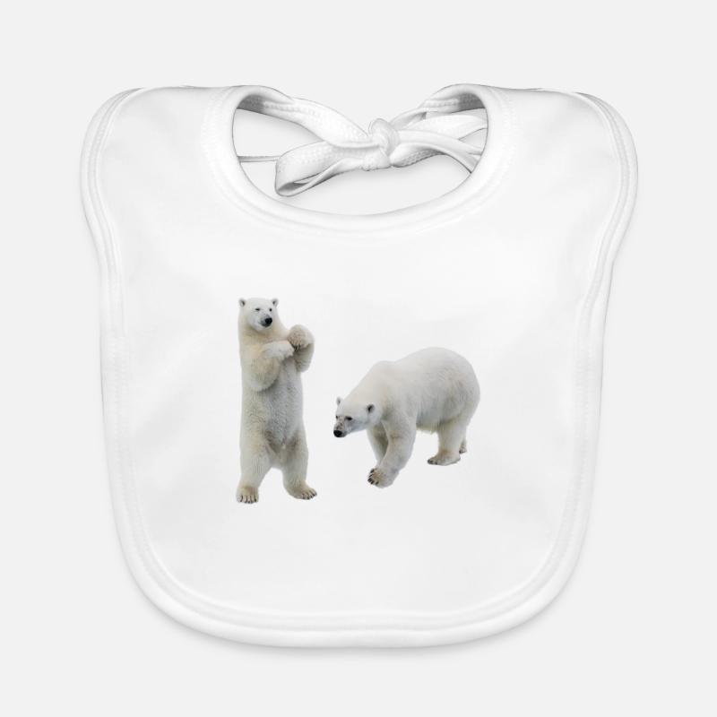 Eisbär Baby Bio-Lätzchen