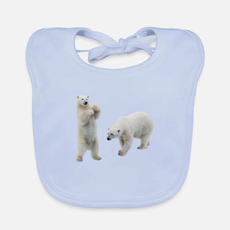 Eisbär Baby Bio-Lätzchen