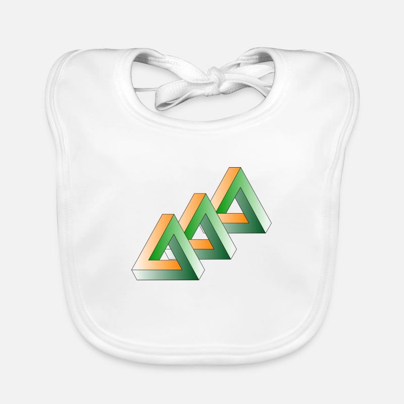 triangle Organic Baby Bibs