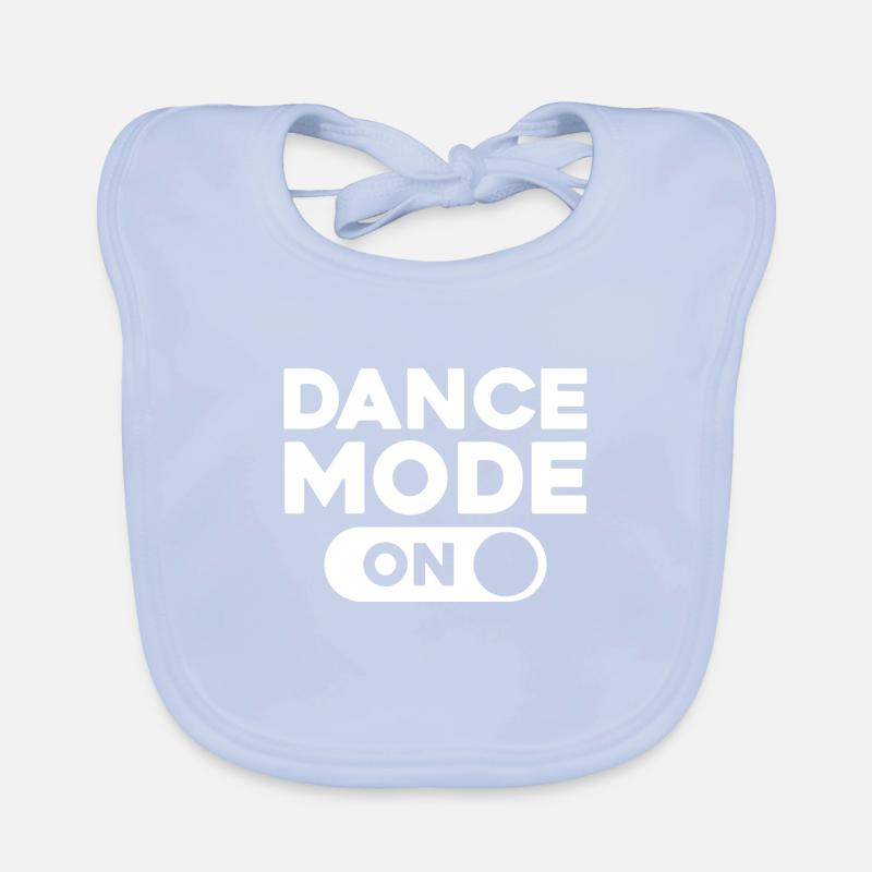DANCE MODE ON Baby Bio-Lätzchen