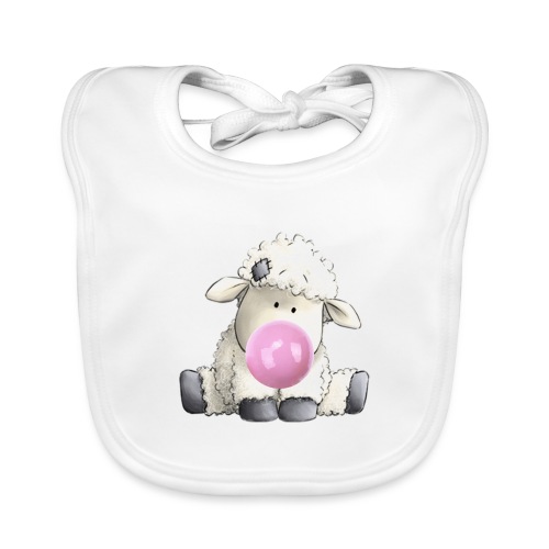 Sheep Bubblegumm - Baby Bio-Lätzchen