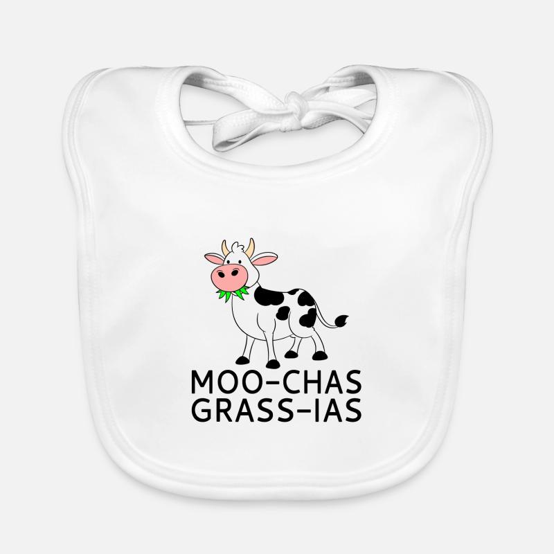 Moo-chas Grass-ias Bavoir bio Bébé