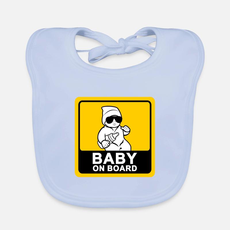 Cooles Baby an Bord Baby Bio-Lätzchen