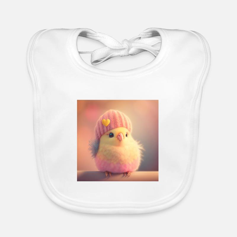 Vögelchen Baby Bio-Lätzchen