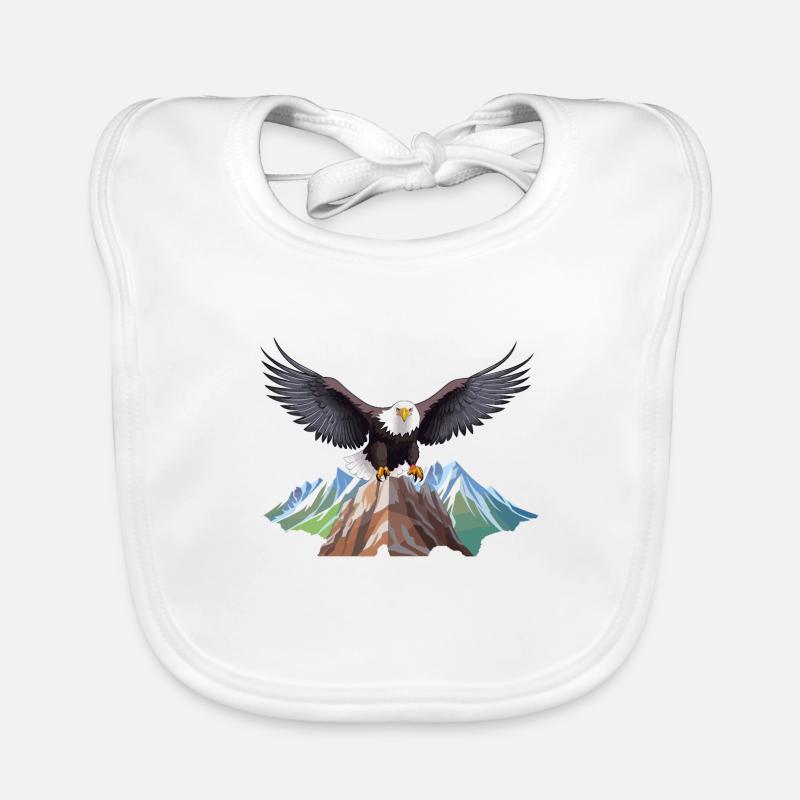 Aigle majestueux Bavoir bio Bébé