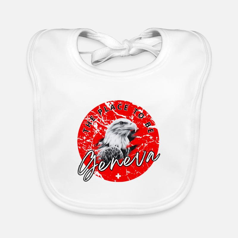 Aigle du léman Bavoir bio Bébé