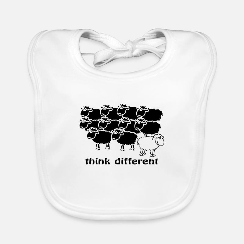 Think different Bavoir bio Bébé