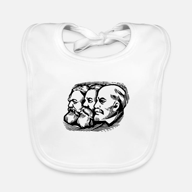 Chemnitz Geschenk Karl Marx Marxismus Baby Bio-Lätzchen