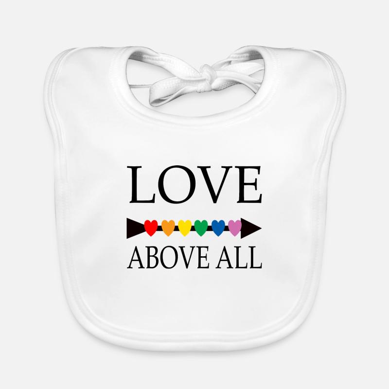 L’amour avant tout Bavoir bio Bébé