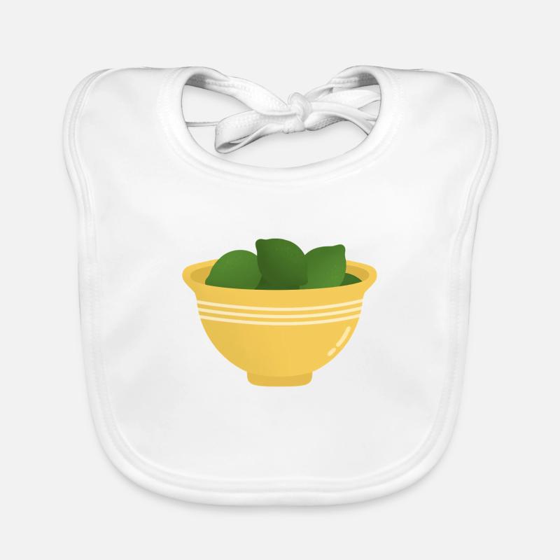 Bol de citrons verts Bavoir bio Bébé