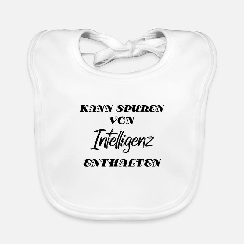 Kann spuren von Intelligenz enthalten Baby Bio-Lätzchen