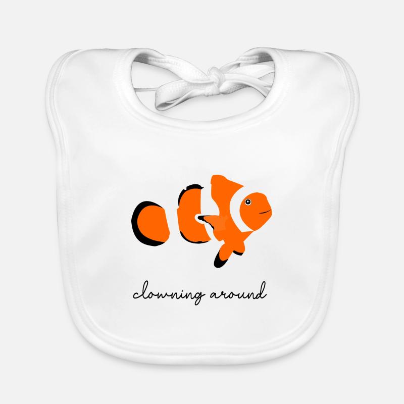 Clownfisch. Baby Bio-Lätzchen