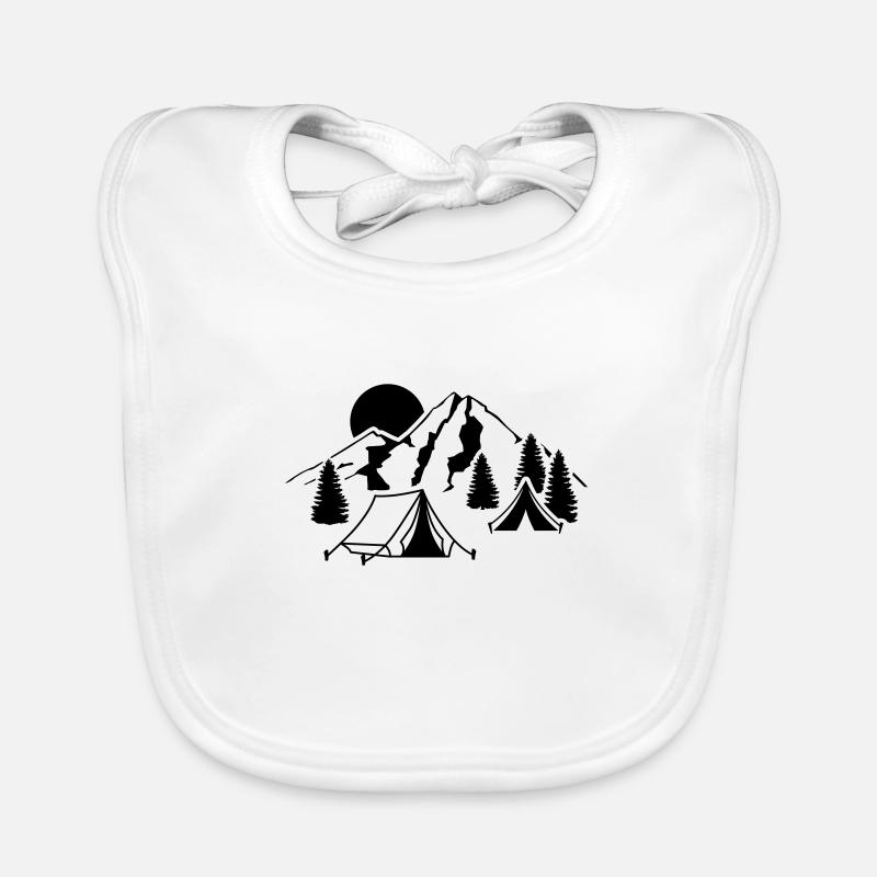 camping Organic Baby Bibs
