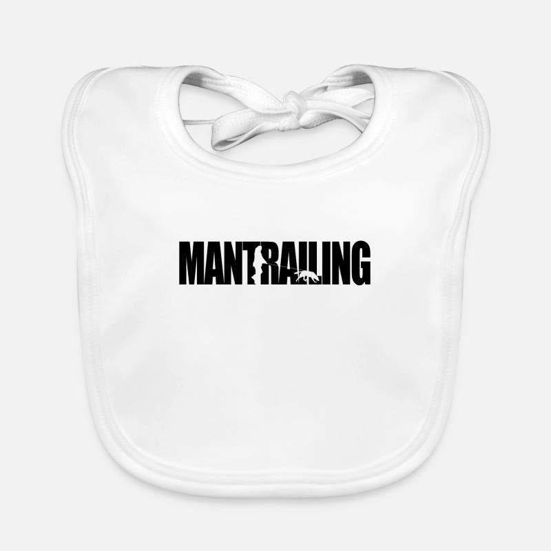 Mantrailing Silhouette Ricerca Cane Trova Cani Bavaglino ecologico per neonato