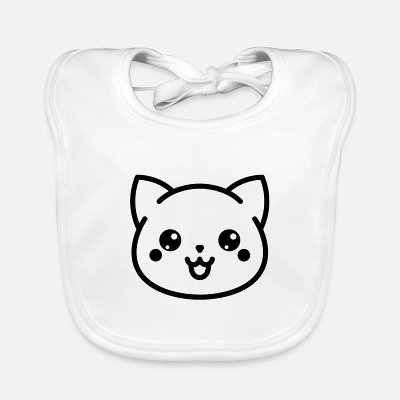 chat - cat Bavoir bio Bébé
