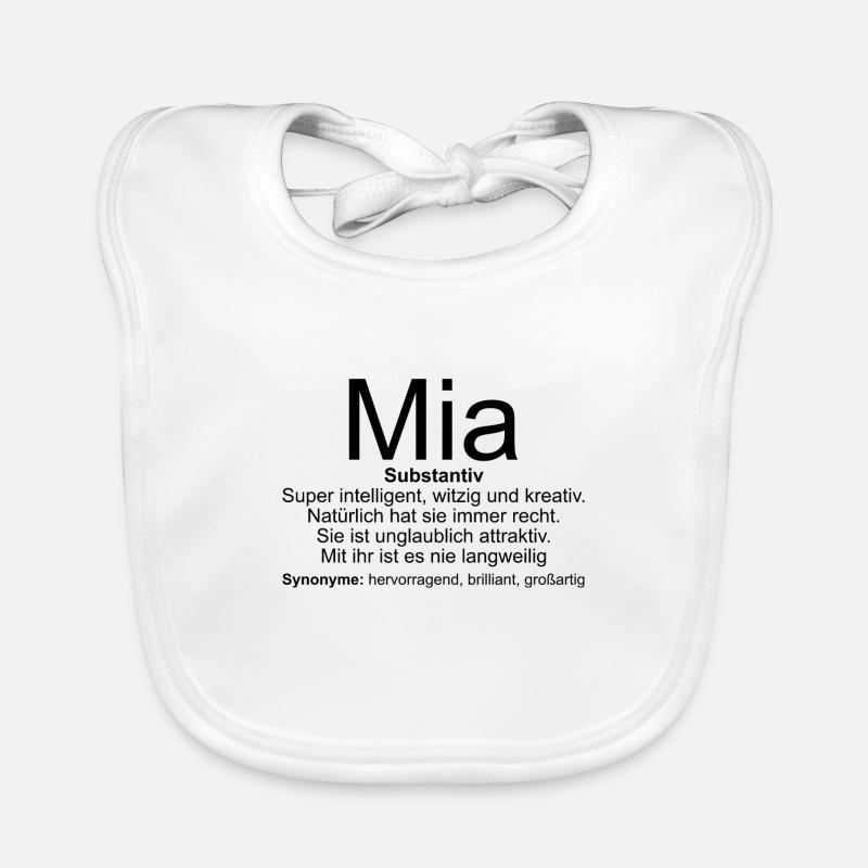 Name Definition Mia Baby Bio-Lätzchen