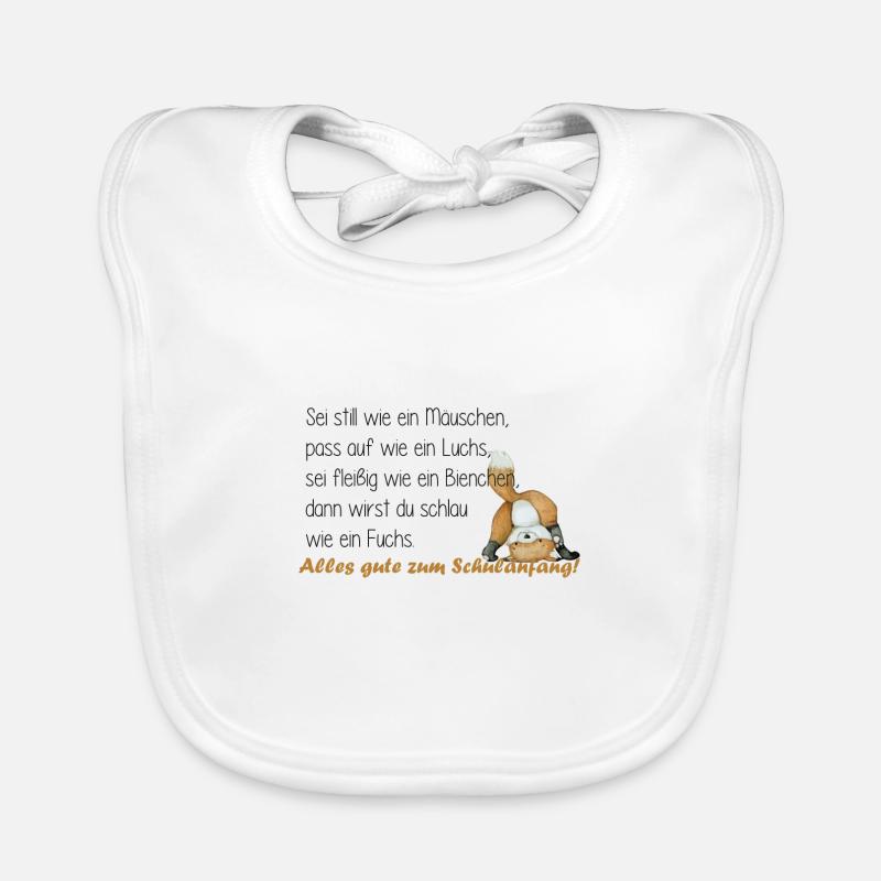 sei fleißig wie ein bienchen Baby Bio-Lätzchen