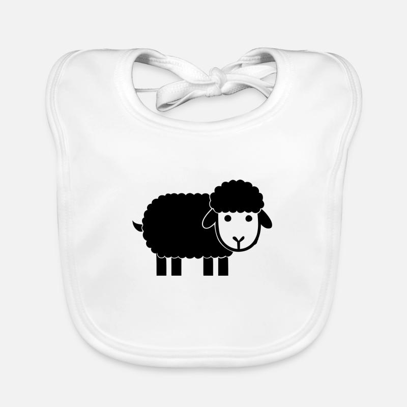 Le doux mouton Bavoir bio Bébé