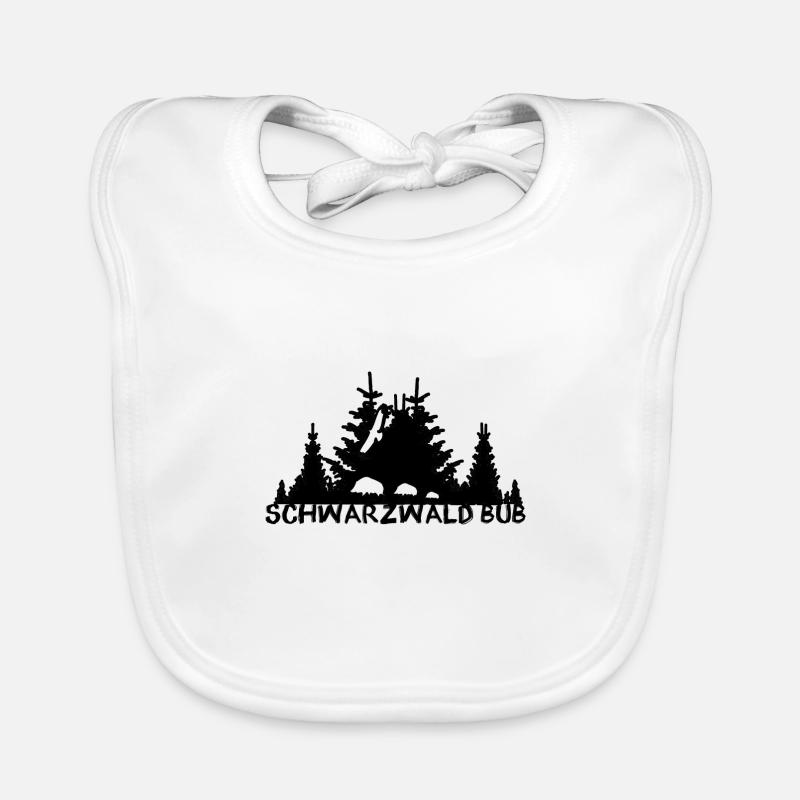 bub ,schwarzwald ,Jäger,wald,schwarzwald bub Baby Bio-Lätzchen