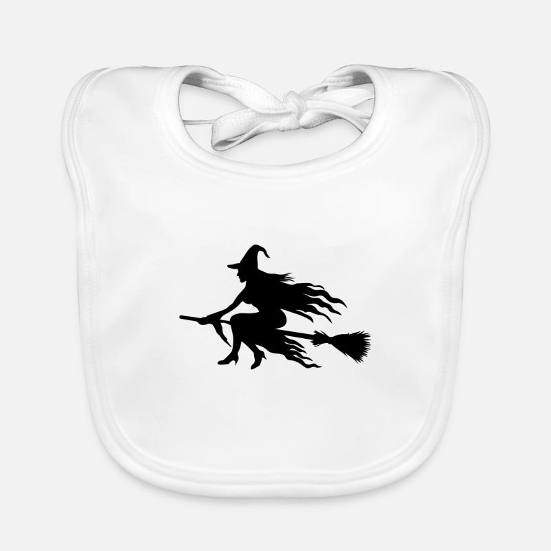 Halloween witch Organic Baby Bibs