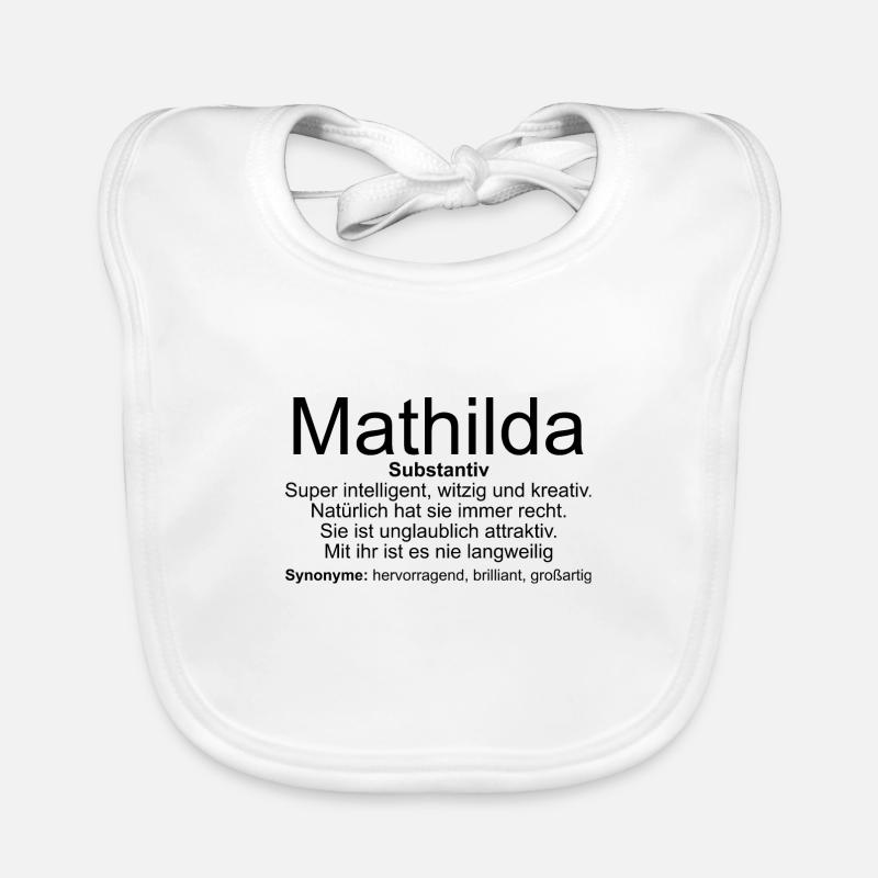 Name Definition Mathilda Baby Bio-Lätzchen