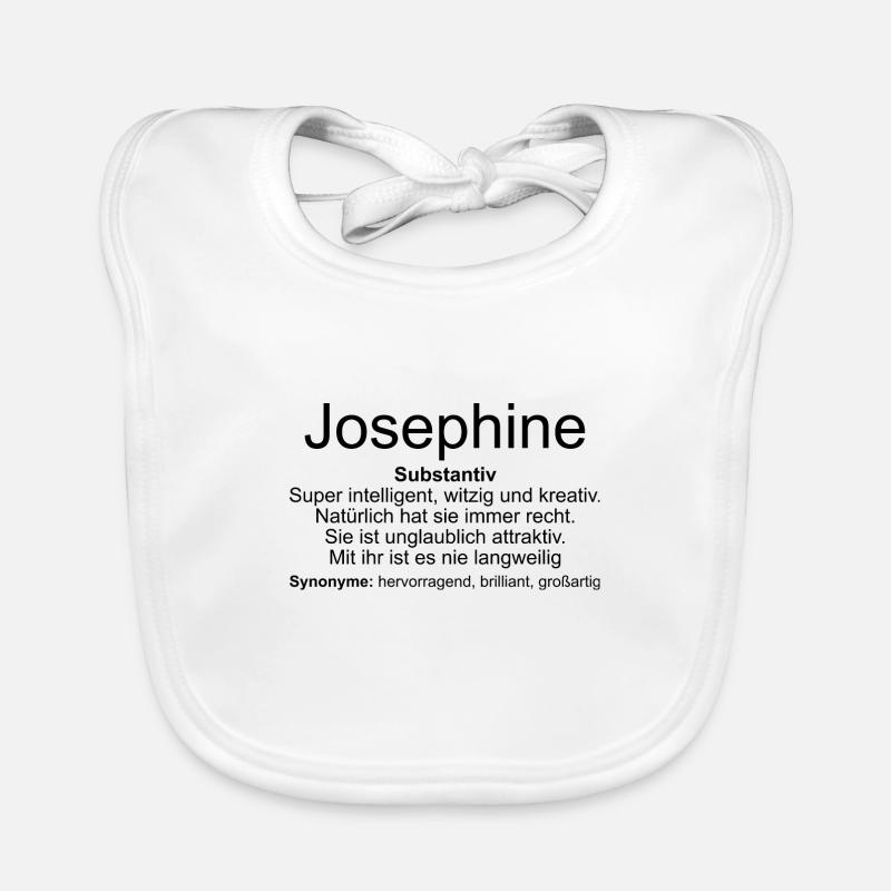 Nom Définition Joséphine Bavoir bio Bébé