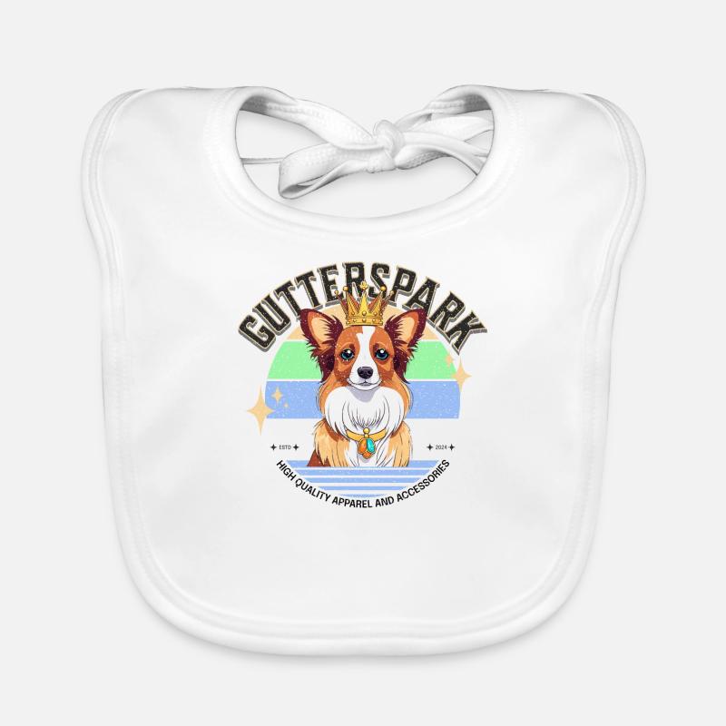 Gouttière Design Papillon Bavoir bio Bébé