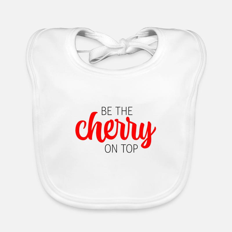be the cherry on top Baby Bio-Lätzchen