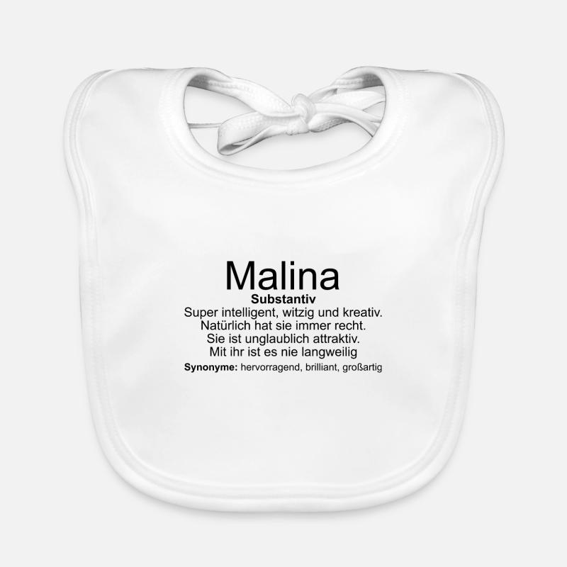 Nom Définition Malina Bavoir bio Bébé