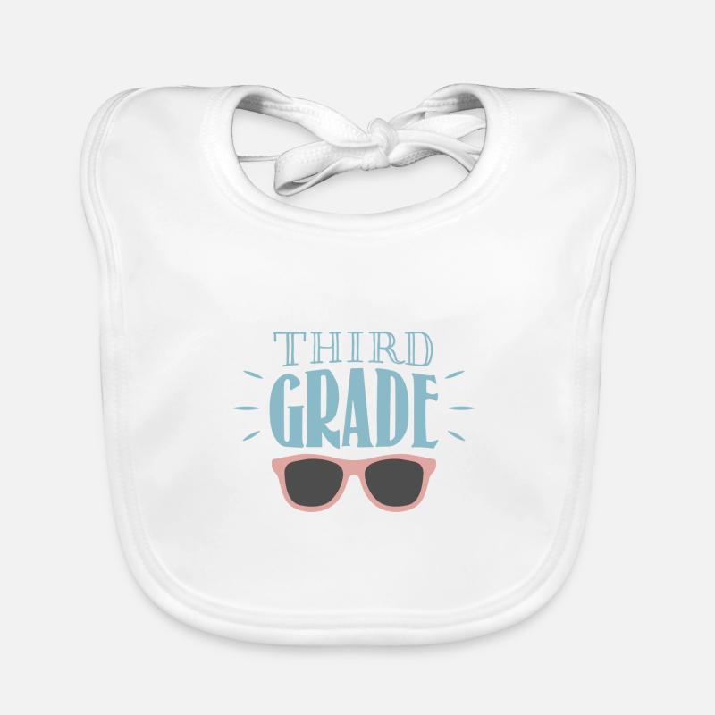 3rd Grade 3rd Grade School Gift Student Organic Baby Bibs