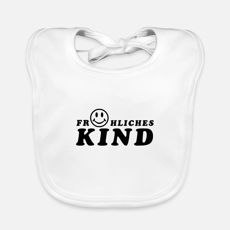 Fröhliches Kind Baby Bio-Lätzchen