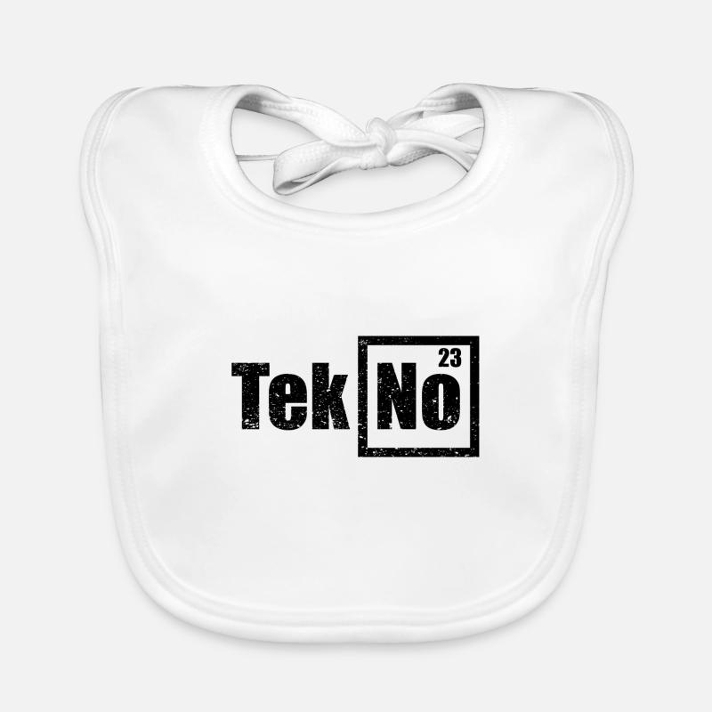 Cadeau de chimie de tableau périodique Techno Tekno Bavoir bio Bébé