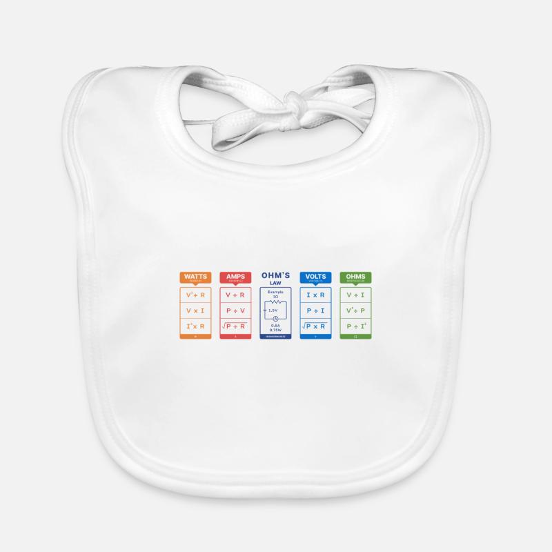 Electrical Formulas Organic Baby Bibs