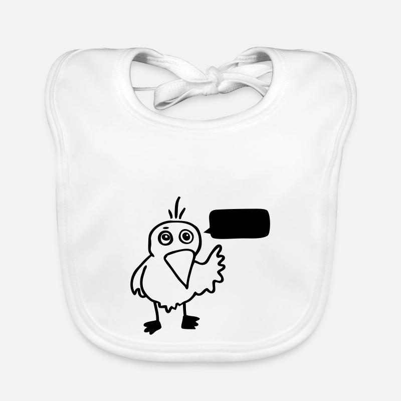 Petit oiseau Bavoir bio Bébé