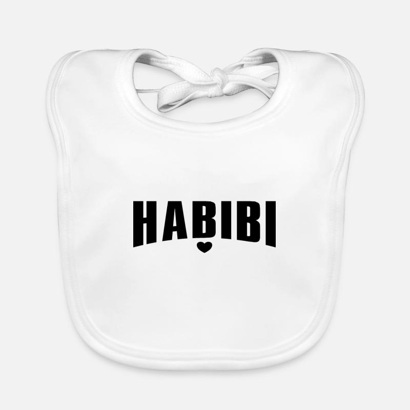 Habibi - Valentinstag Liebe Geschenkidee Baby Bio-Lätzchen