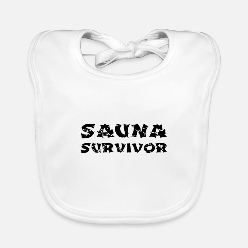 Cadeau de spa de survivant de sauna Maison de sauna Banja Bavoir bio Bébé