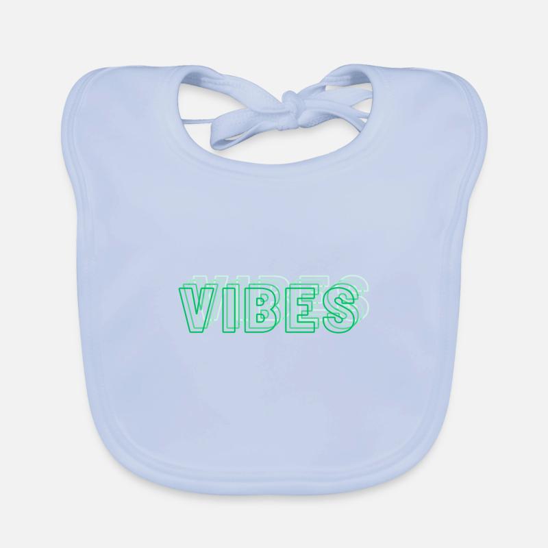 Vibes abstrakt grün Baby Bio-Lätzchen