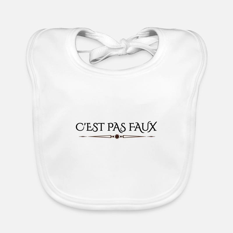 C'est pas faux Perceval Bavoir bio Bébé