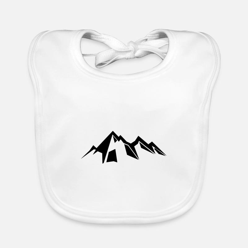 Berge Berg Gebirge 15 Baby Bio-Lätzchen
