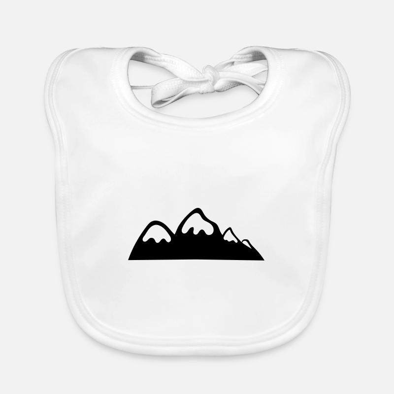 Mountains Mountain Mountains 10 Organic Baby Bibs