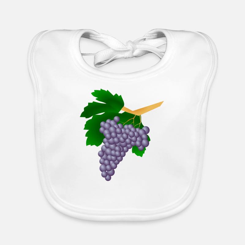 Grapes Organic Baby Bibs