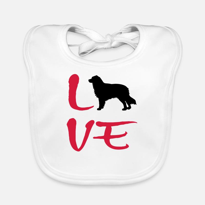 Australian Shepherd Aussie LOVE Baby Bio-Lätzchen